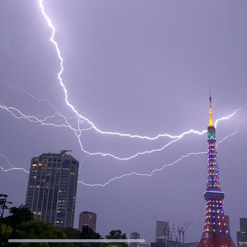 【朗報】東京で雷雨　春が訪れる前兆か